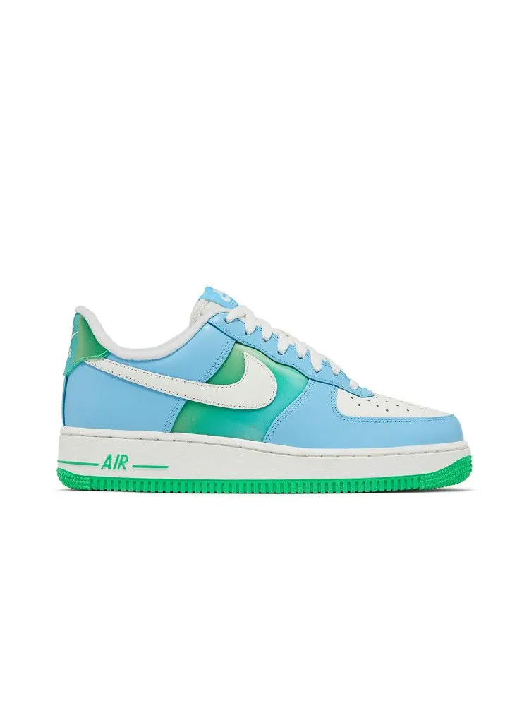 Кроссовки Nike Air Force 1 Low 'Aquarius Blue Vapor Green' — изображение 2 из 9, синий//зеленый/зеленый