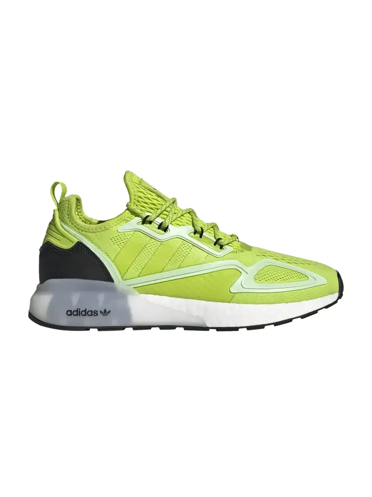 Кроссовки adidas ZX 2K Boost 'Semi Solar Slime' — изображение 1 из 1, черный