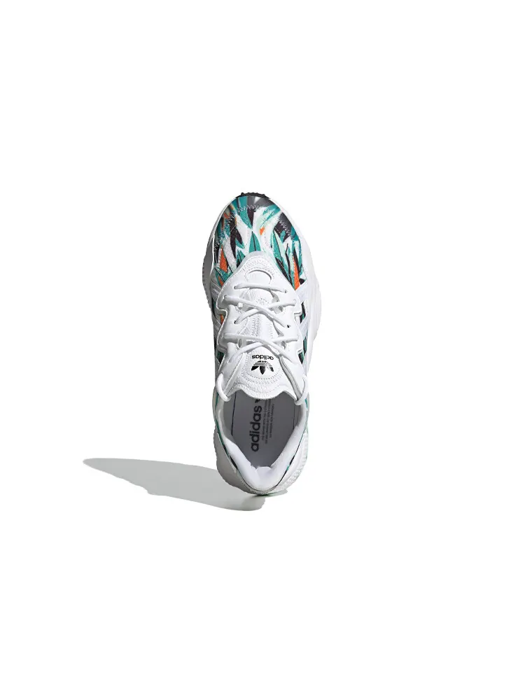 Кроссовки Adidas Originals Ozweego Geometric Jungle Print Unisex — изображение 4 из 6, белый
