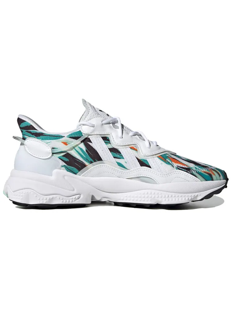 Кроссовки Adidas Originals Ozweego Geometric Jungle Print Unisex — изображение 6 из 6, белый