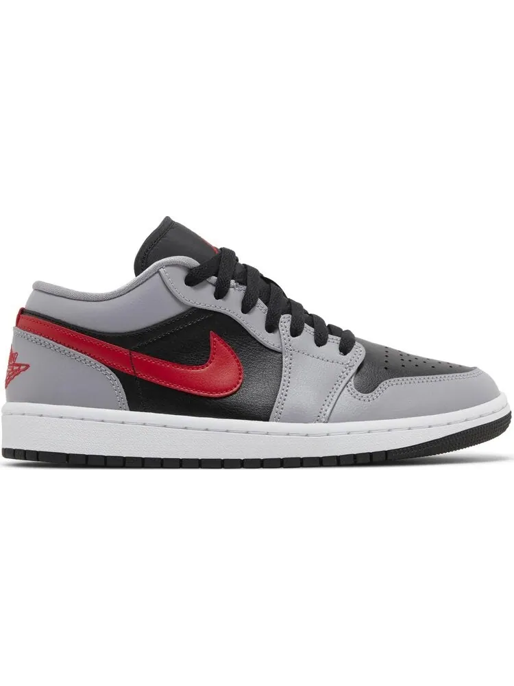 Кроссовки Wmns Air Jordan 1 Low 'Cement Fire Red' — изображение 1 из 4, серый