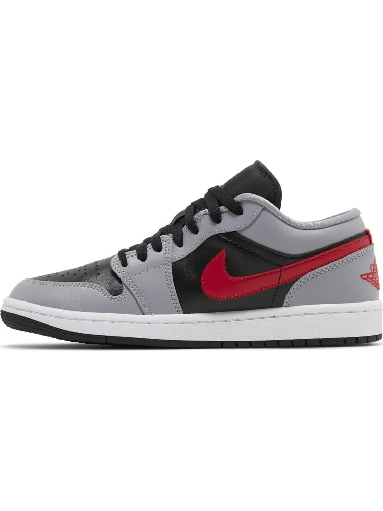 Кроссовки Wmns Air Jordan 1 Low 'Cement Fire Red' — изображение 3 из 4, серый