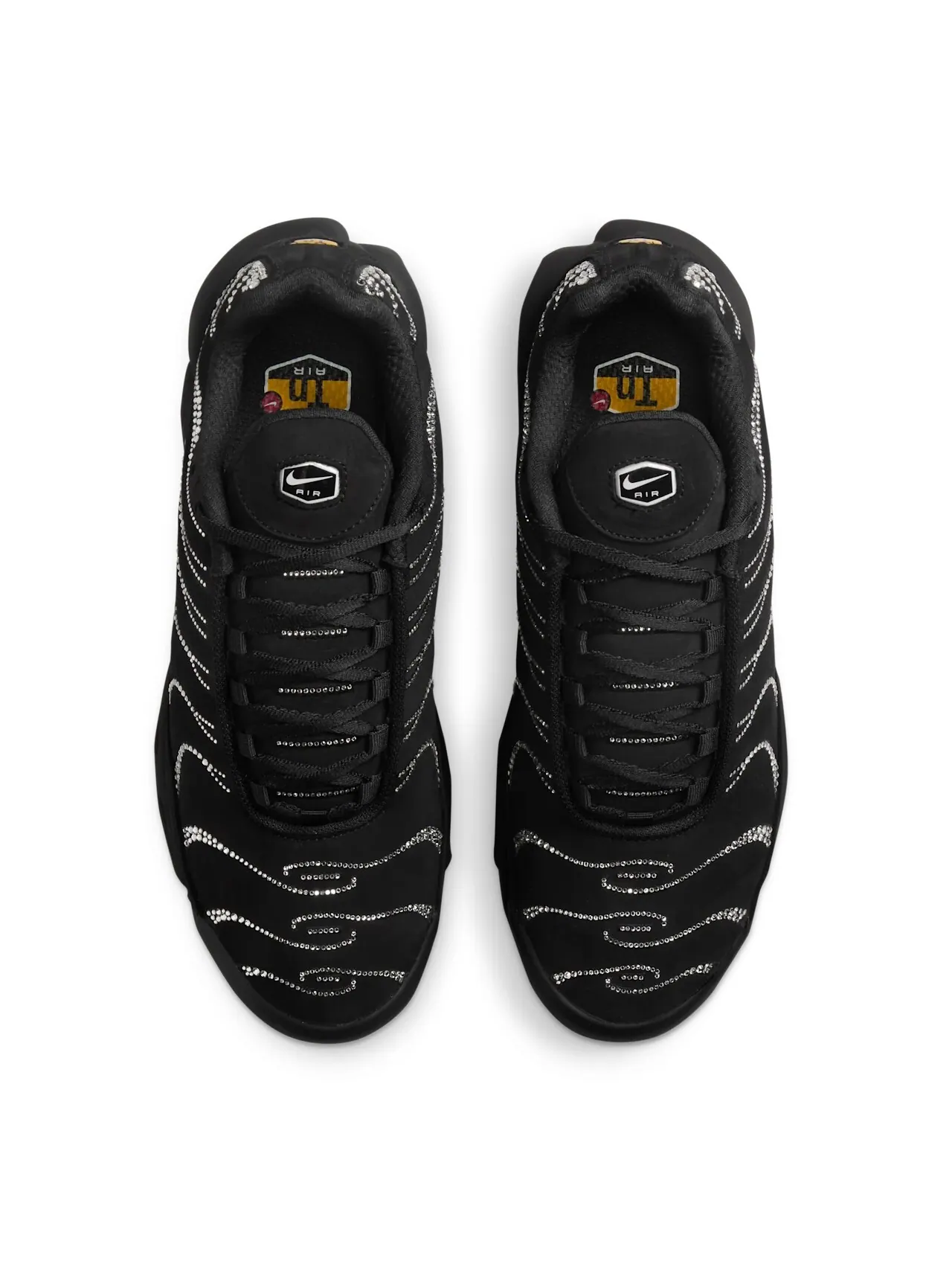 Кроссовки женские Swarovski x Nike Air Max Plus — изображение 3 из 10, черный/белый