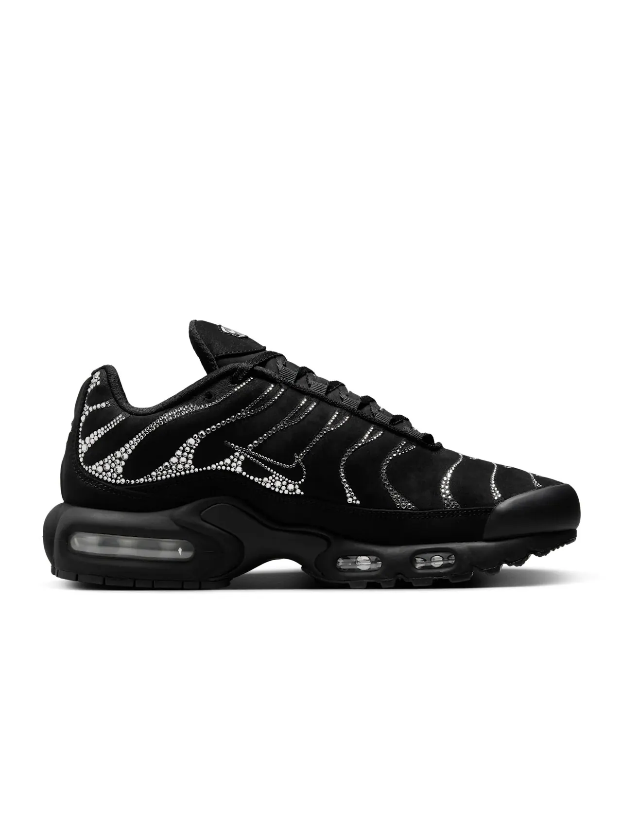 Кроссовки женские Swarovski x Nike Air Max Plus — изображение 6 из 10, черный/белый