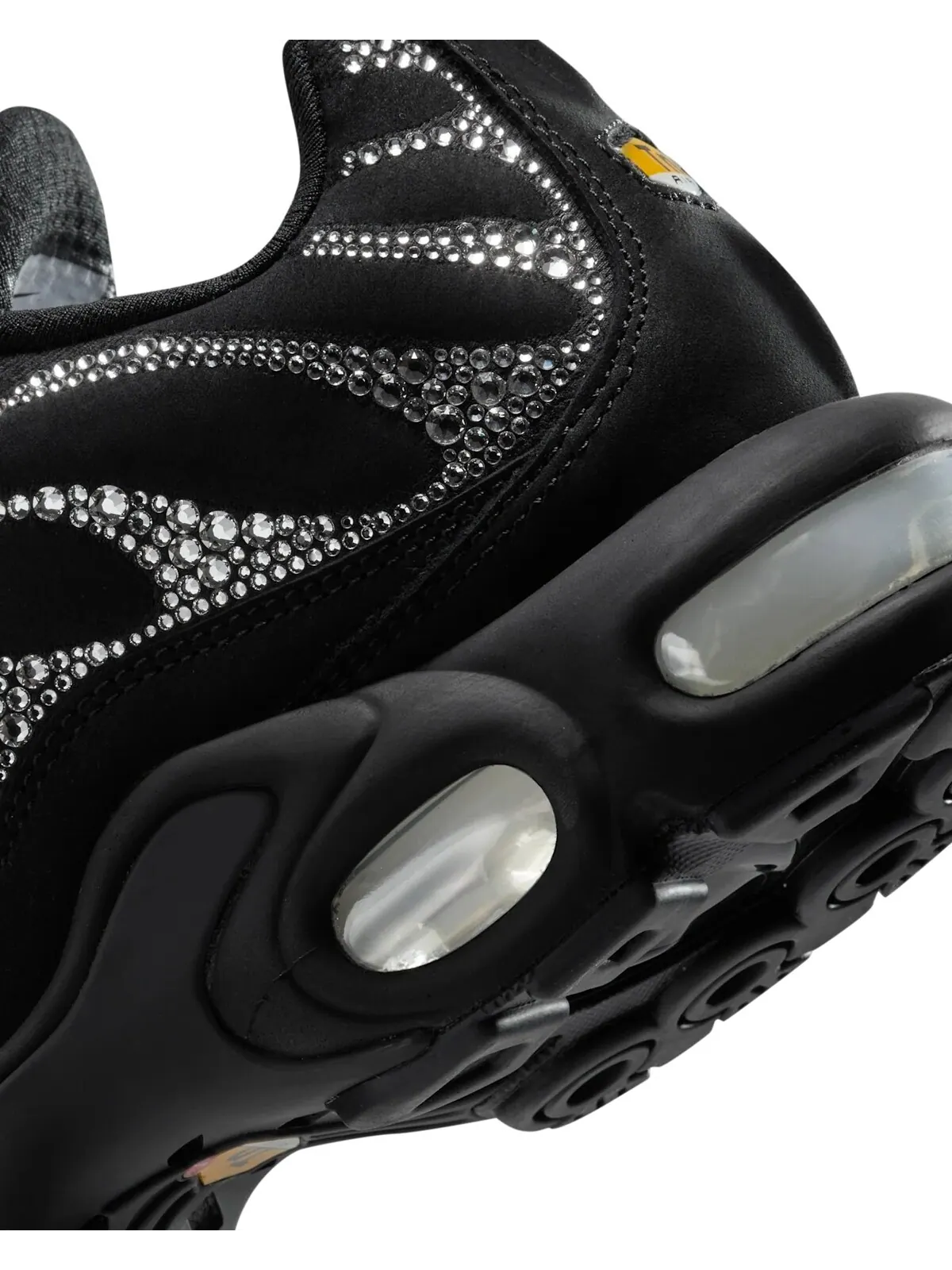 Кроссовки женские Swarovski x Nike Air Max Plus — изображение 8 из 10, черный/белый