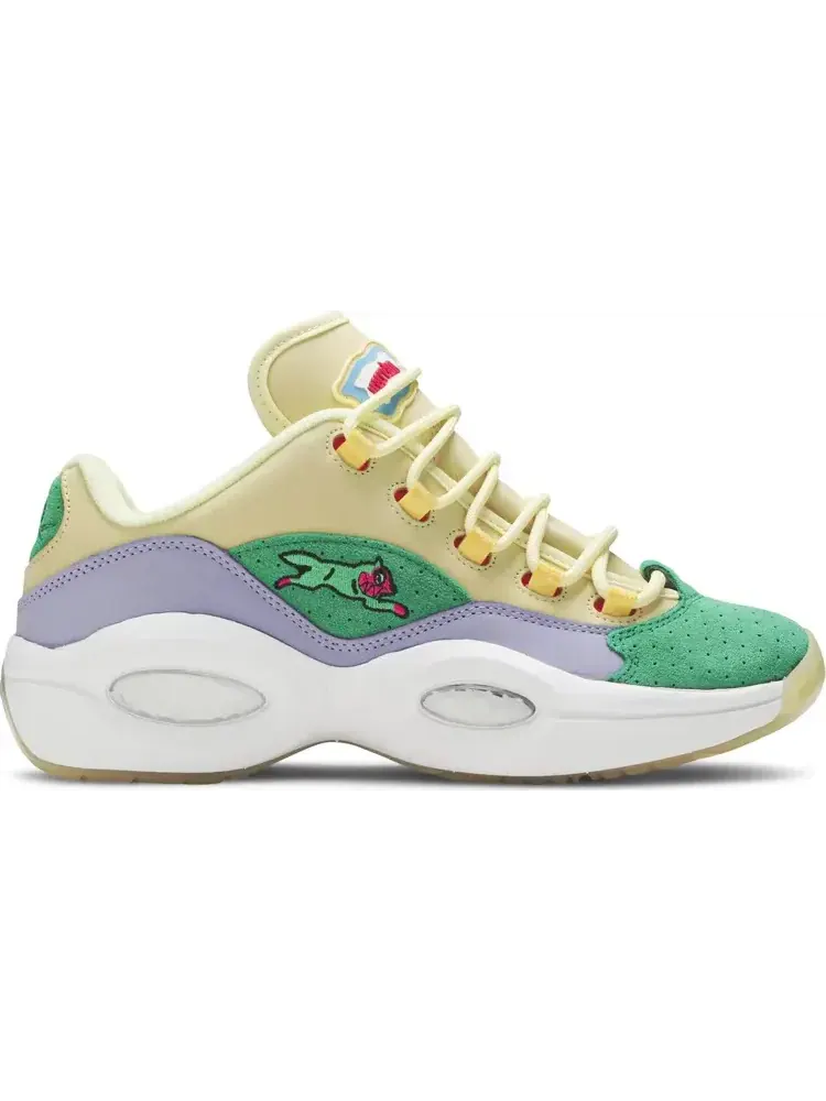 Кроссовки bbc ice cream x question low 'yellow lilac glow' Reebok — изображение 1 из 8, желтый