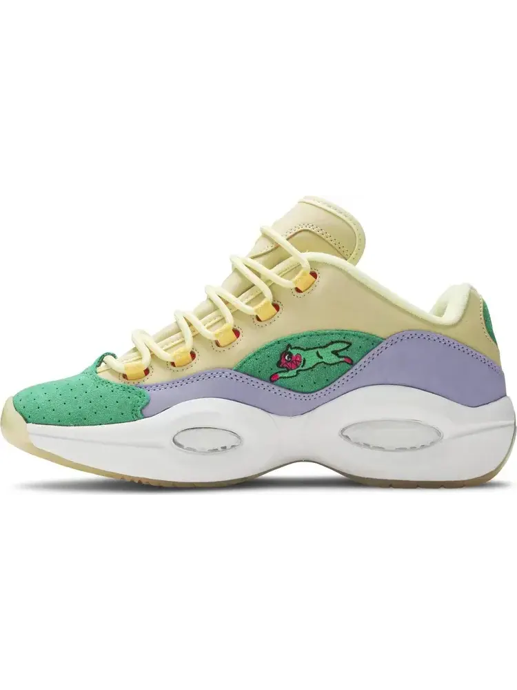 Кроссовки bbc ice cream x question low 'yellow lilac glow' Reebok — изображение 3 из 8, желтый