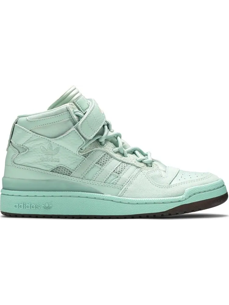 Кроссовки Adidas Ivy Park x Forum Mid 'Green Tint' — изображение 1 из 8, бирюзовый