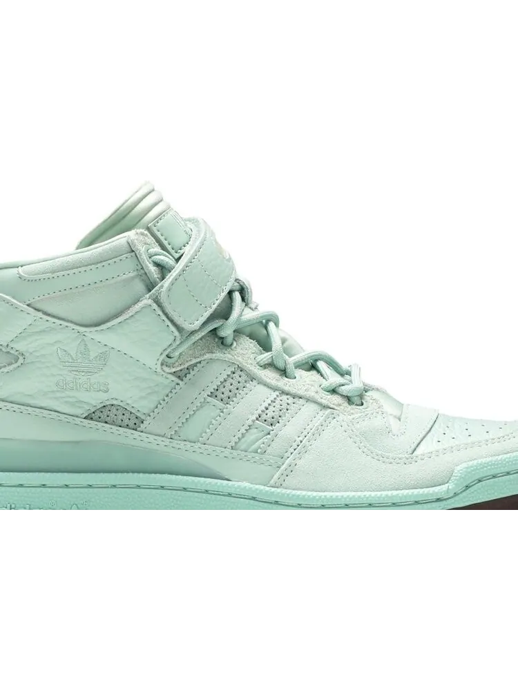 Кроссовки Adidas Ivy Park x Forum Mid 'Green Tint' — изображение 2 из 8, бирюзовый