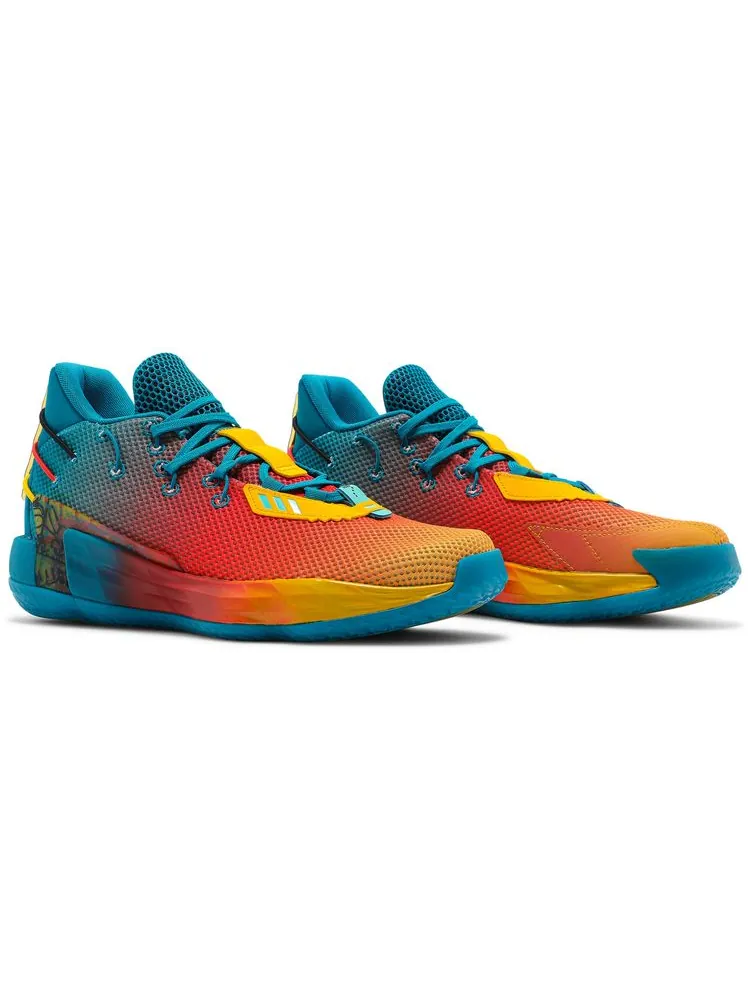 Кроссовки adidas Dame 7 GCA 'Avatar' — изображение 6 из 6, оранжевый