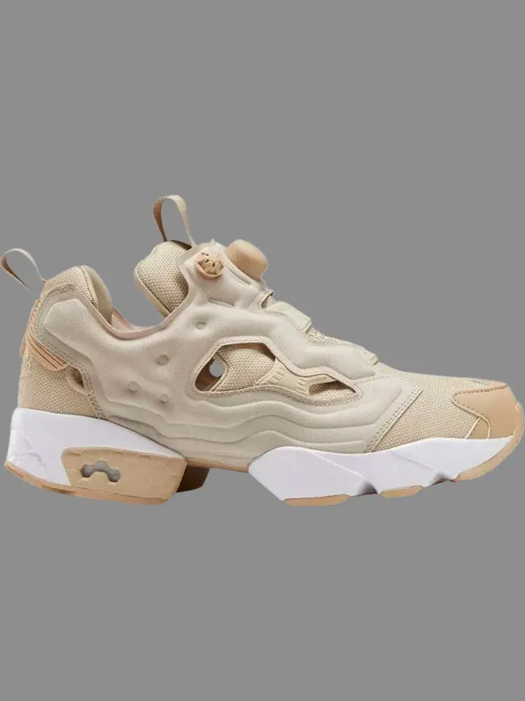 Кроссовки instapump fury og 'utility beige' Reebok, пломбир — изображение 1 из 1, бежевый