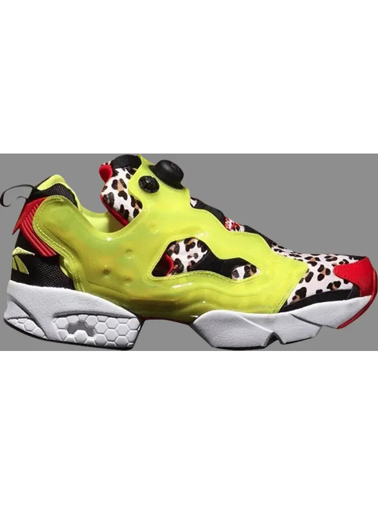Кроссовки atmos x instapump fury 'citron animal' Reebok — изображение 1 из 1, желтый