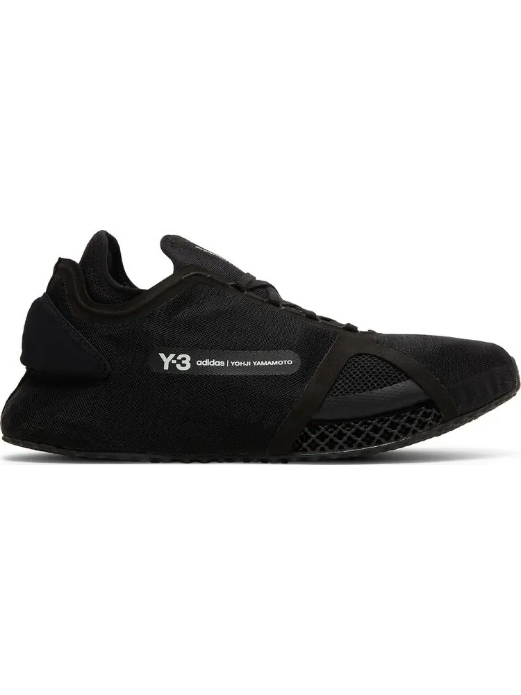 Кроссовки Adidas Y-3 Runner 4D IOW 'Black' — изображение 1 из 8, черный