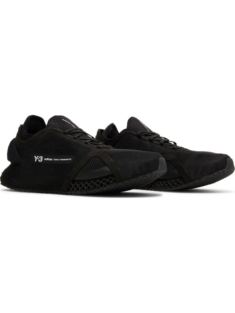 Кроссовки Adidas Y-3 Runner 4D IOW 'Black' — изображение 8 из 8, черный