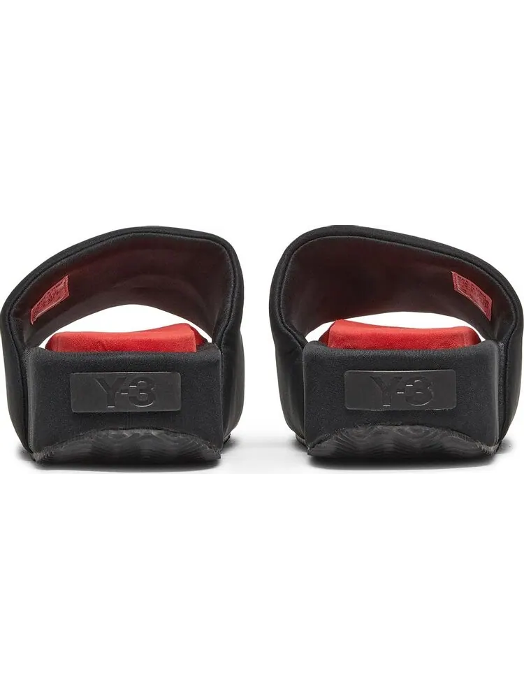 Сандалии Adidas Y-3 Slide 'Black Red' — изображение 6 из 8, черный