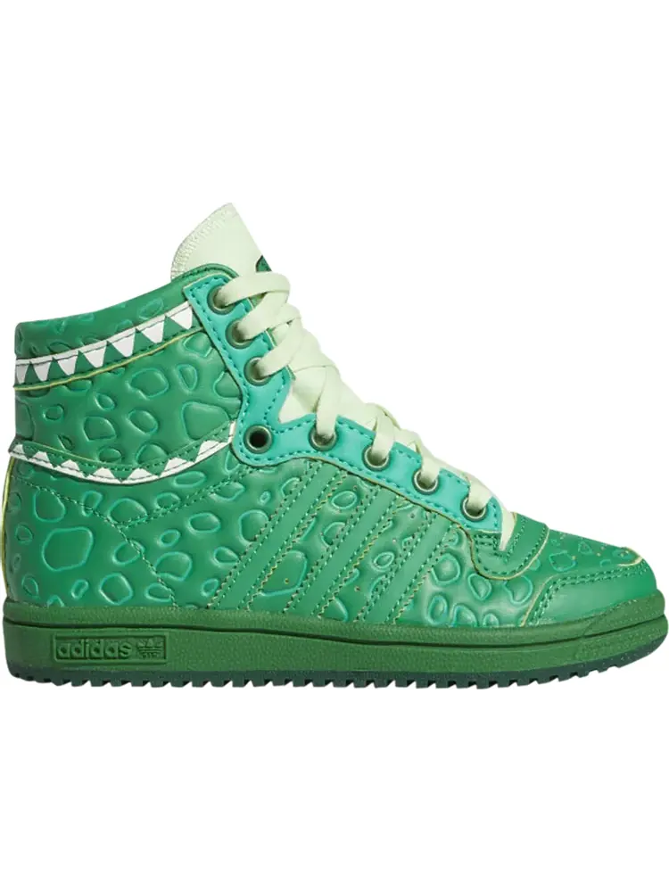 Кроссовки Adidas Toy Story x Top Ten Hi Little Kid 'Rex' — изображение 1 из 1, зеленый