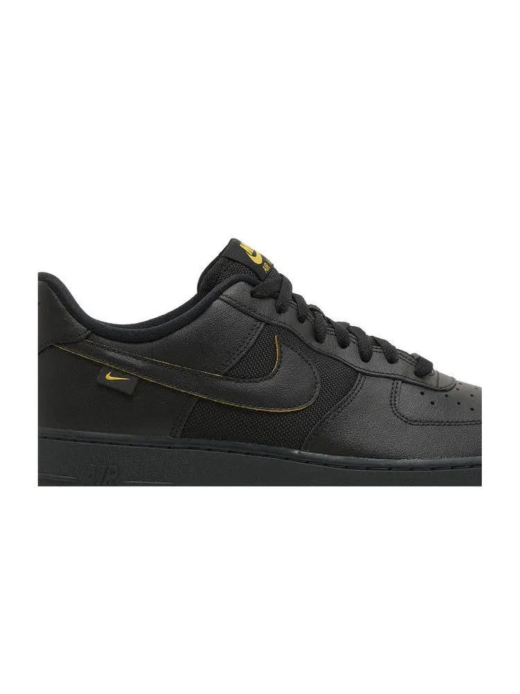 Кроссовки Nike Air Force 1 '07 'Black University Gold' — изображение 3 из 9