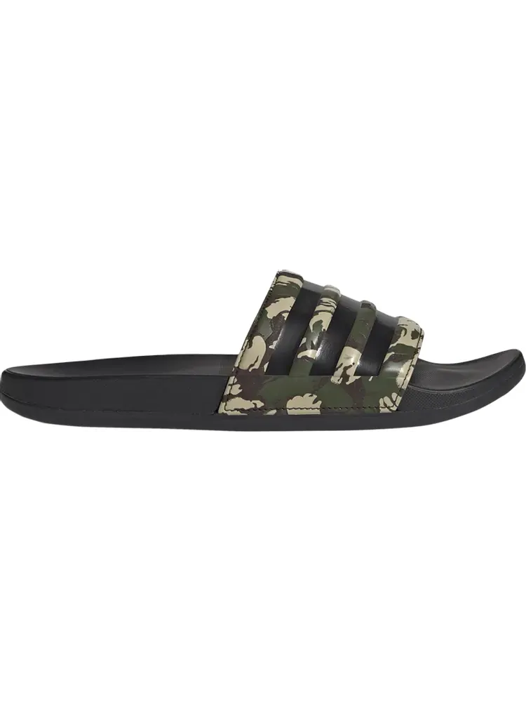 Сандалии Adidas Adilette Comfort Slides 'Wild Pine Camo' — изображение 1 из 1, зеленый