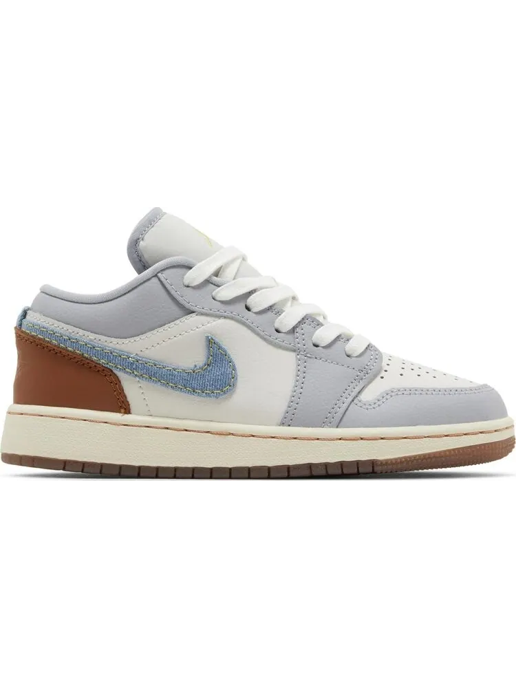 Кроссовки Jordan 1 Low SE GS 'Sashiko' — изображение 1 из 4, бежевый