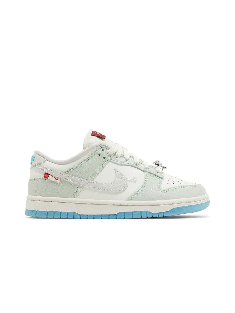 Кроссовки Nike Wmns Dunk Low LX 'Year of the Dragon' — изображение 2 из 9, зеленый/красный