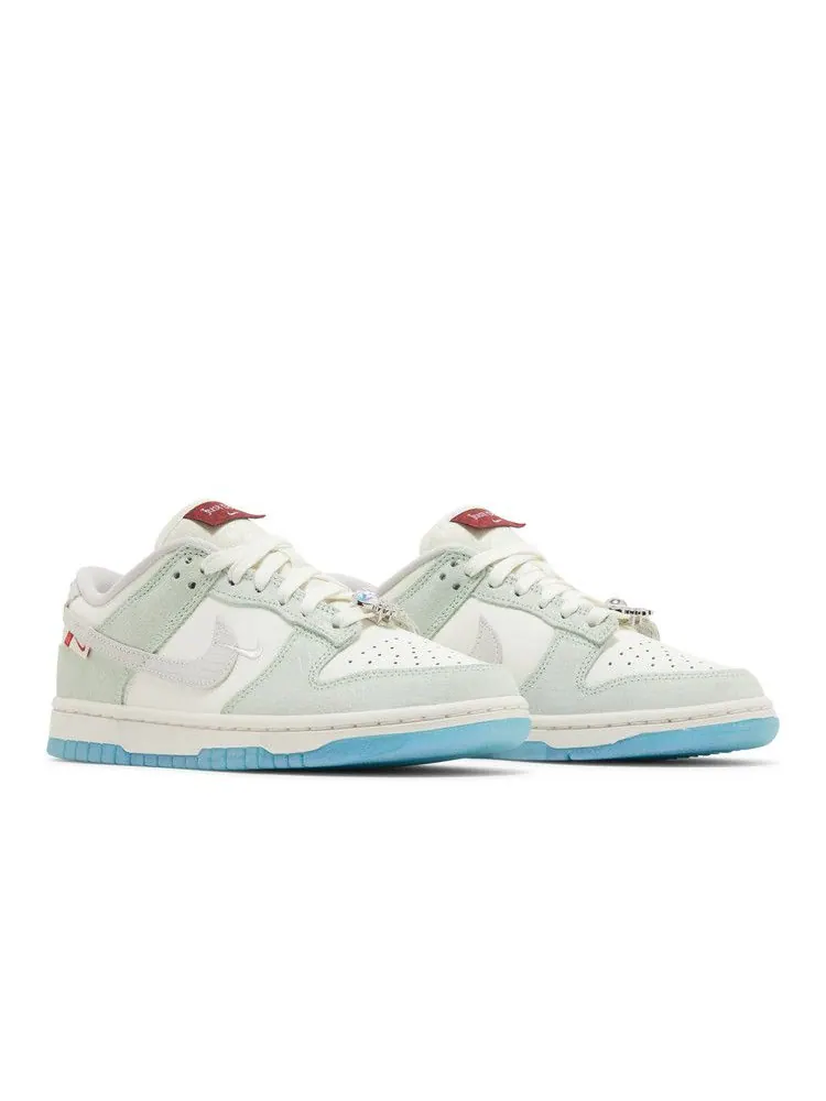 Кроссовки Nike Wmns Dunk Low LX 'Year of the Dragon' — изображение 9 из 9, зеленый/красный