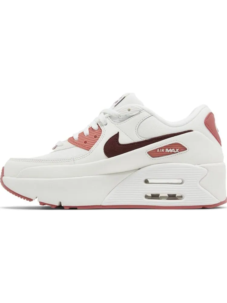 Кроссовки Wmns Air Max 90 LV8 SE 'Valentine's Day' — изображение 3 из 4, бежевый