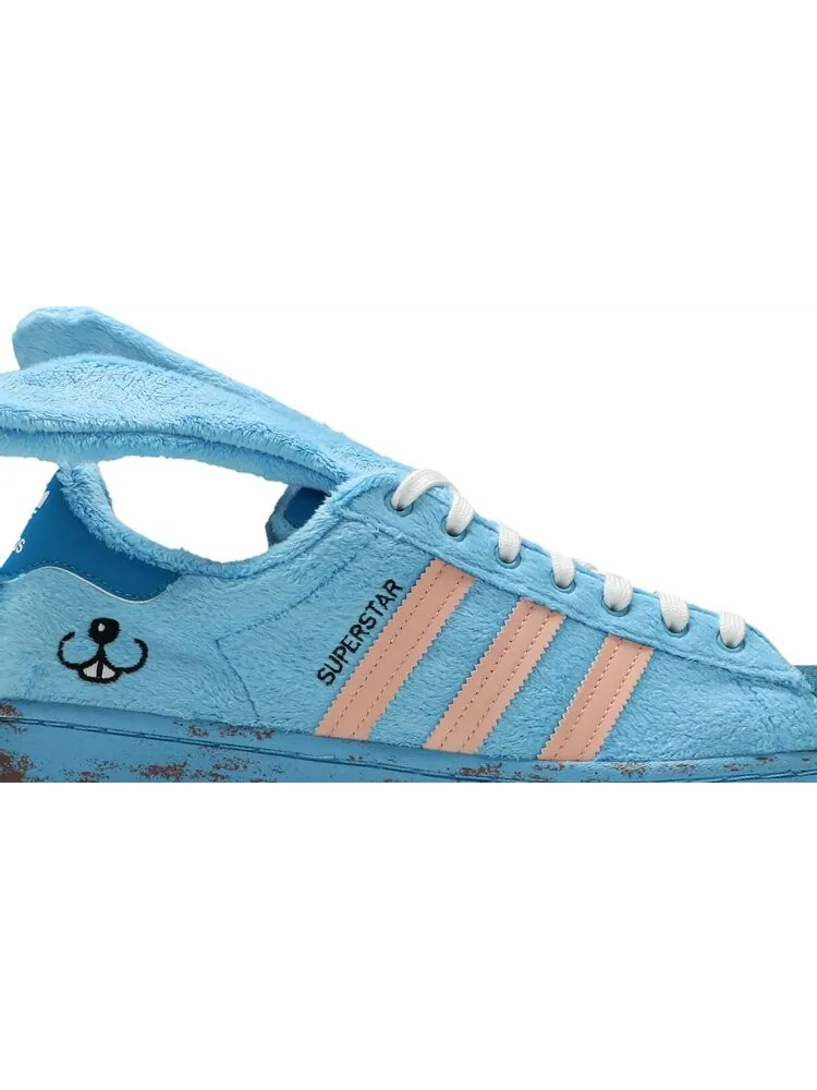 Кроссовки Adidas Melting Sadness x Superstar 'Bunny' — изображение 2 из 8, синий