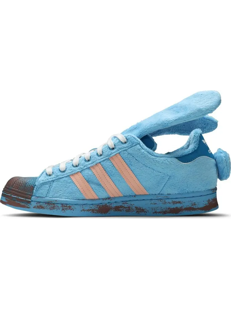 Кроссовки Adidas Melting Sadness x Superstar 'Bunny' — изображение 3 из 8, синий
