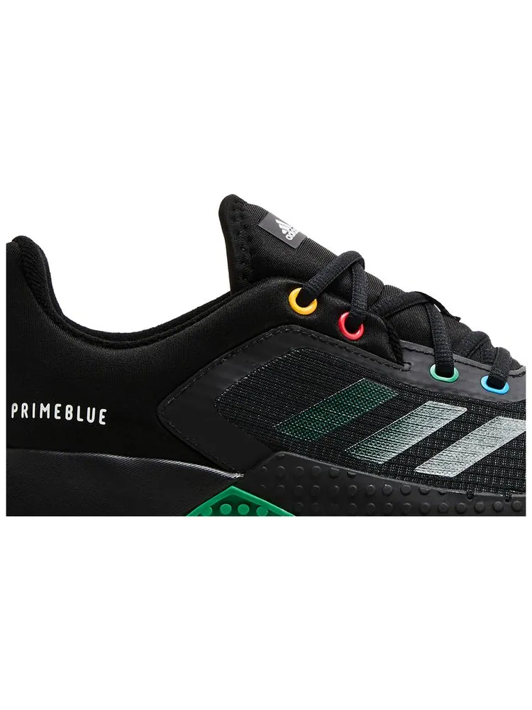 Кроссовки adidas LEGO x Sport J 'Black Green' — изображение 2 из 8, черный