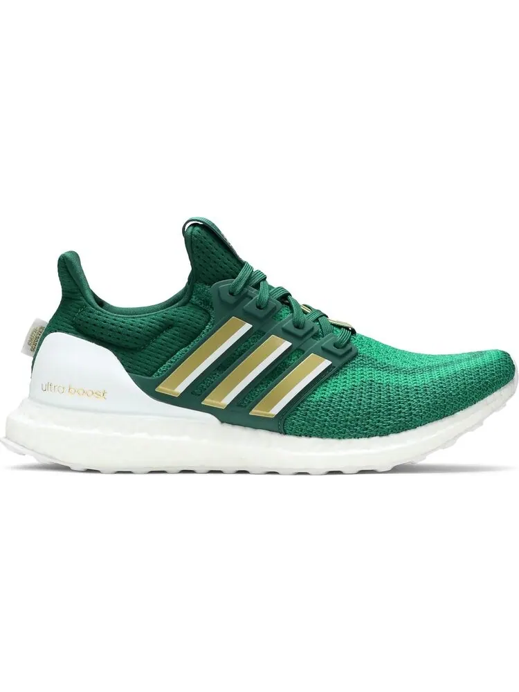 Кроссовки Adidas JuJu Smith-Schuster x UltraBoost 2.0 'Long Beach Polytechnic High School' — изображение 1 из 8, зеленый