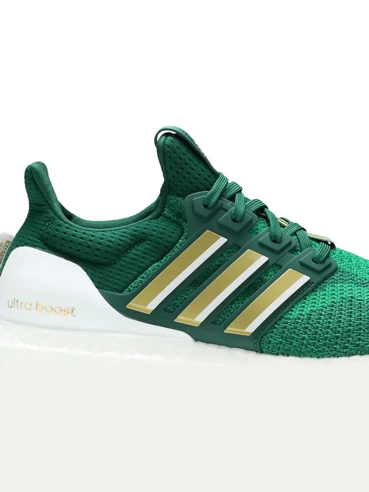 Кроссовки Adidas JuJu Smith-Schuster x UltraBoost 2.0 'Long Beach Polytechnic High School' — изображение 2 из 8, зеленый