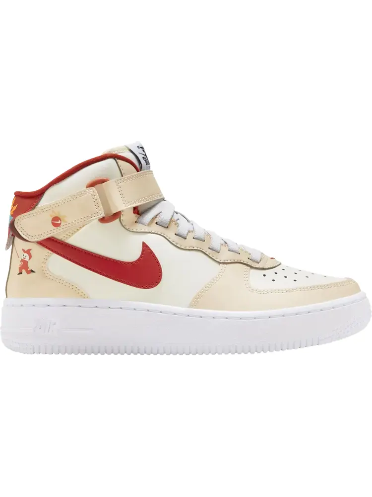 Кроссовки Air Force 1 Mid EasyOn GS 'Year of the Dragon' — изображение 1 из 1, бежевый