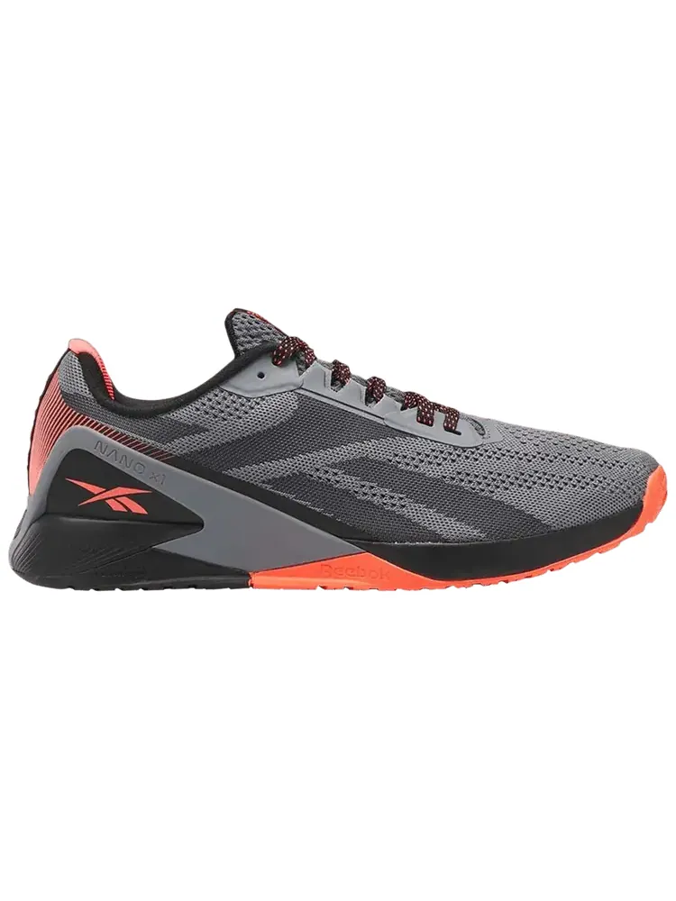 Кроссовки Reebok Nano X1 'Pure Grey Orange Flare' — изображение 1 из 1, серый оранжевый