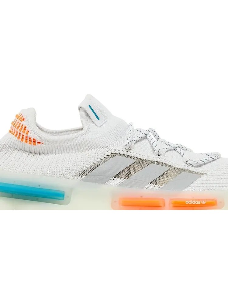 Кроссовки NMD_S1 'White Orange Teal' — изображение 2 из 4, белый