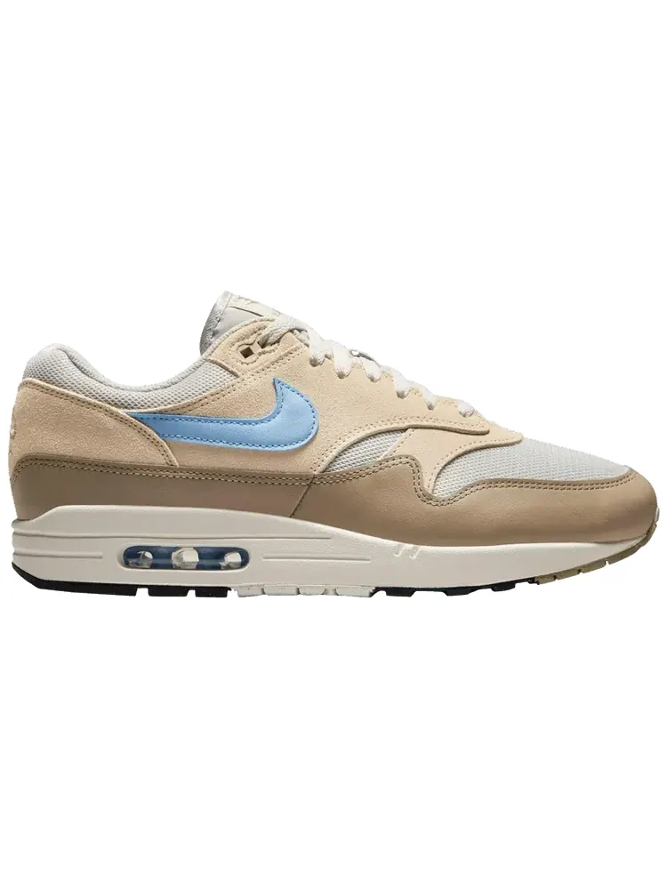 Кроссовки Nike Air Max 1 Essential 'Light Bone Psychic Blue' — изображение 1 из 1, светлый синий
