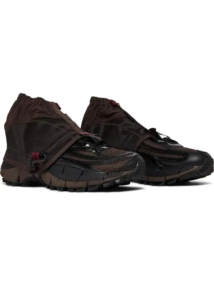 Кроссовки a$ap nast x zig kinetica 2.5 'dark brown' Reebok — изображение 8 из 9, коричневый