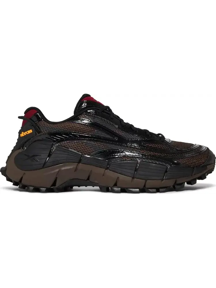 Кроссовки a$ap nast x zig kinetica 2.5 'dark brown' Reebok — изображение 9 из 9, коричневый