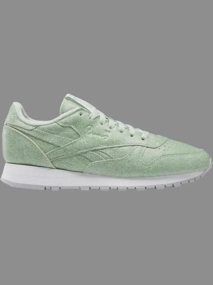 Кроссовки eames office x classic leather 'fiberglass pack - light sage' Reebok — изображение 1 из 1, зеленый