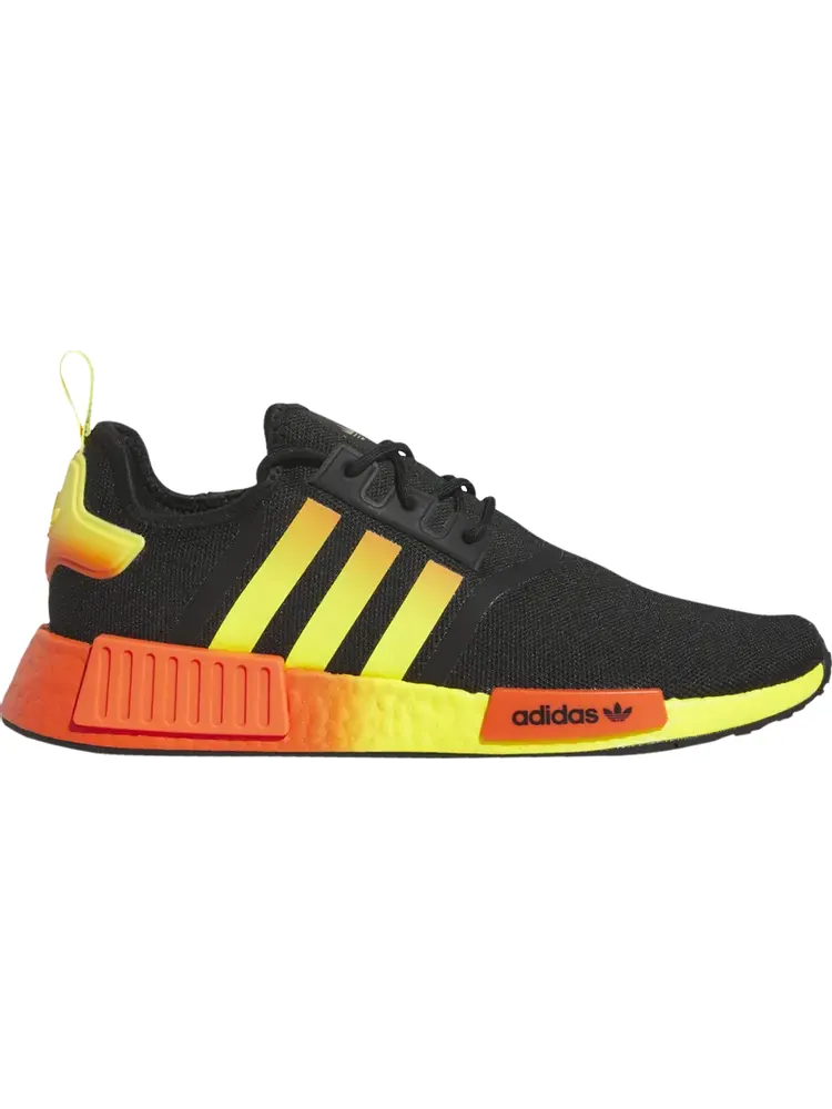 Кроссовки Adidas NMD_R1 'Black Orange Yellow Gradient' — изображение 1 из 1, черный