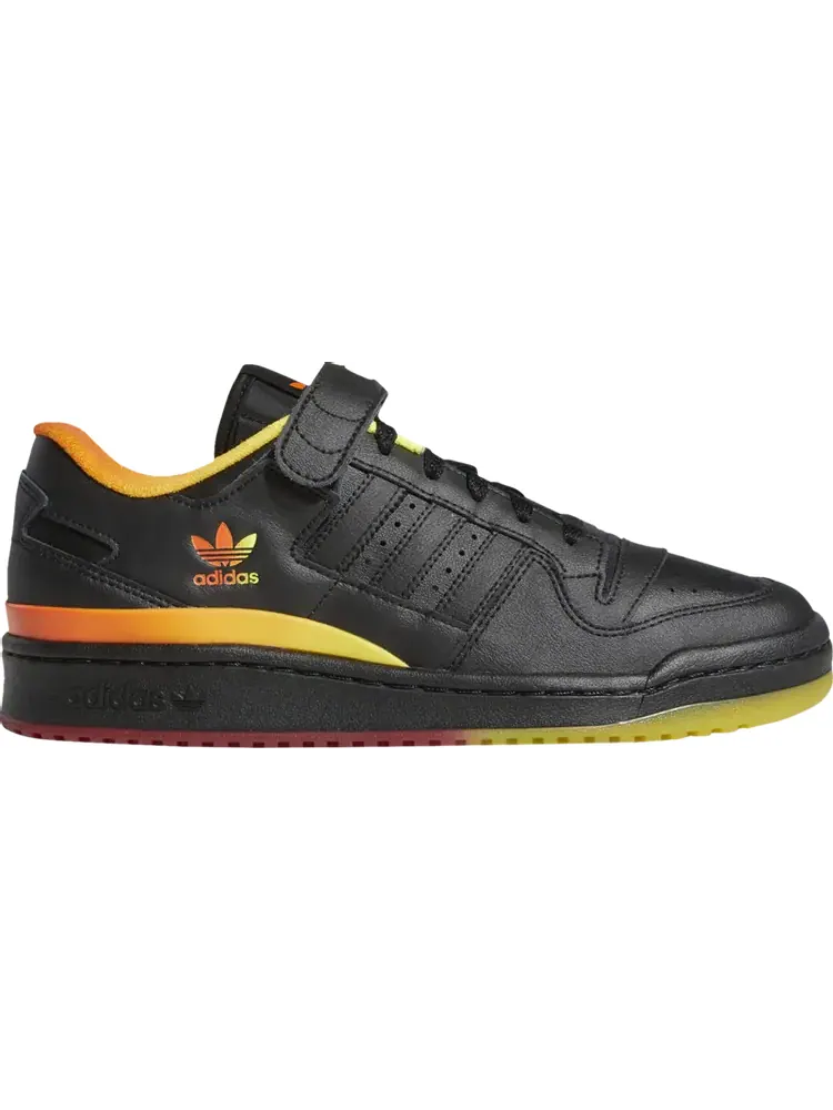 Кроссовки Adidas Forum Low 'Black Orange Yellow Gradient' — изображение 1 из 1, черный