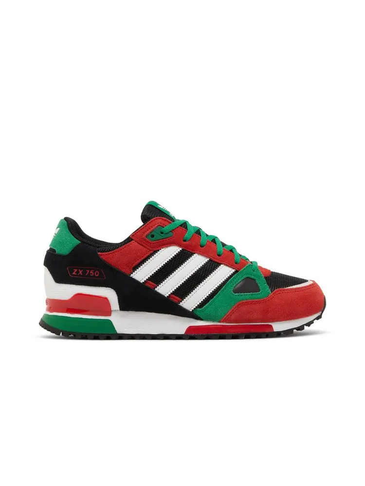 Кроссовки ZX 750 'Red Green' — изображение 1 из 8, красный зеленый