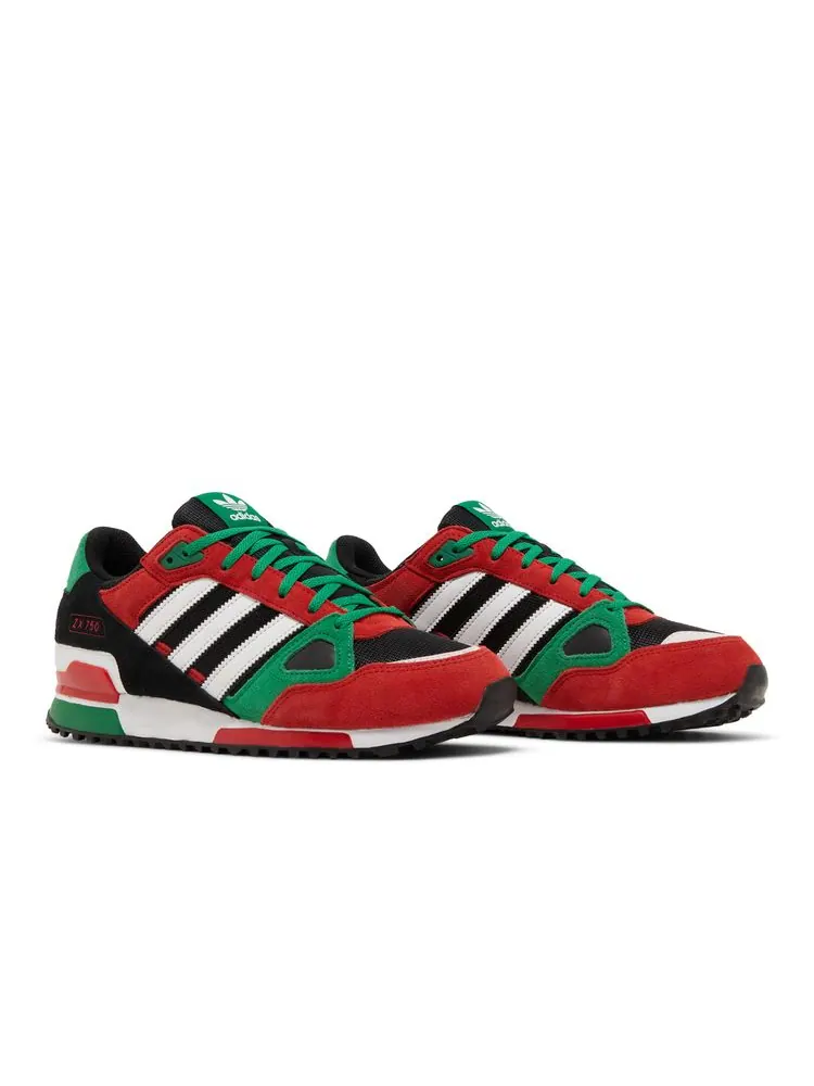 Кроссовки ZX 750 'Red Green' — изображение 8 из 8, красный зеленый