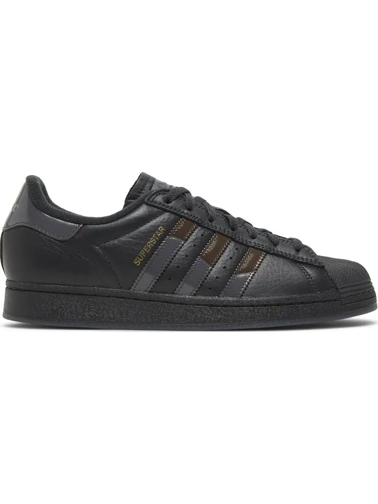 Кроссовки Dime x Superstar ADV 'Carbon Brown' — изображение 1 из 4, черный
