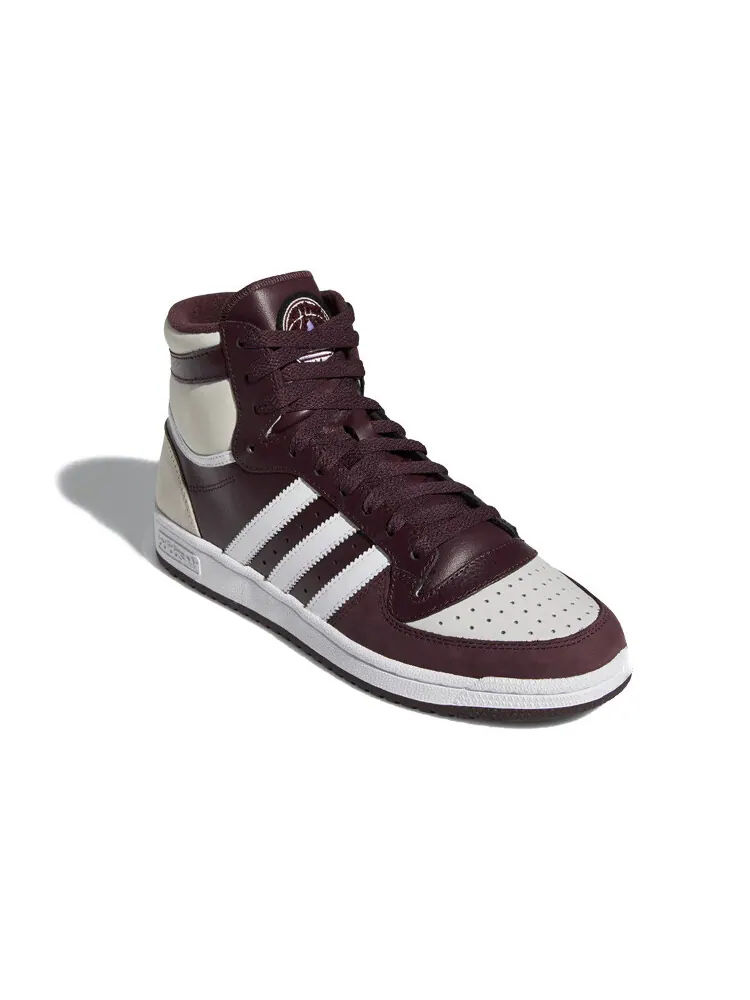 Кроссовки Top Ten Adidas Originals Rb 'Shadow Maroon White' — изображение 3 из 6, красный