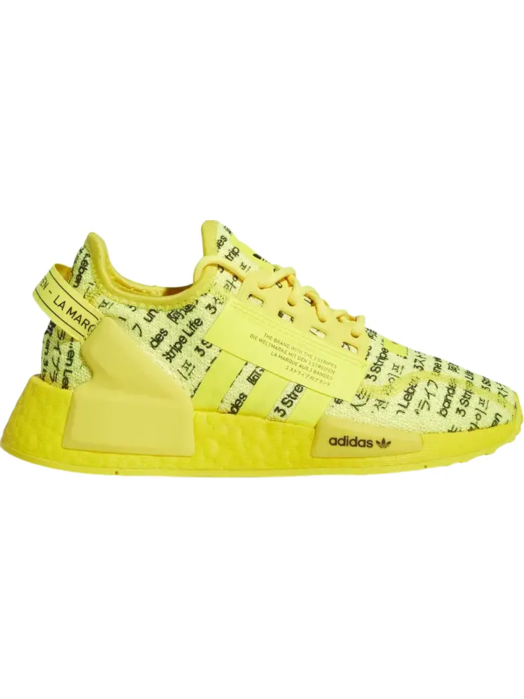 Кроссовки Adidas NMD_R1 V2 J 'All Over Print' — изображение 1 из 1, желтый