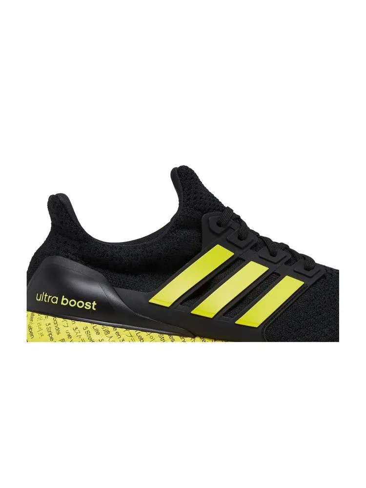 Кроссовки adidas UltraBoost 5.0 DNA '3 Stripe Life' — изображение 3 из 9, черный/желтый/черный