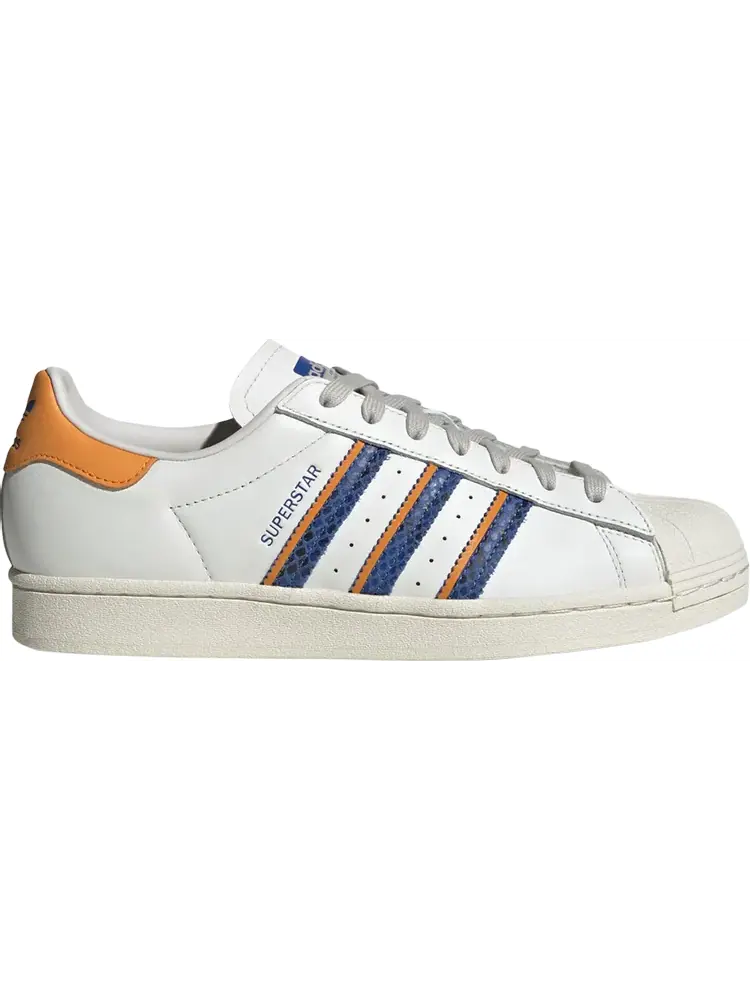 Кроссовки Superstar 'White Orange Rush Snakeskin' — изображение 1 из 1, белый