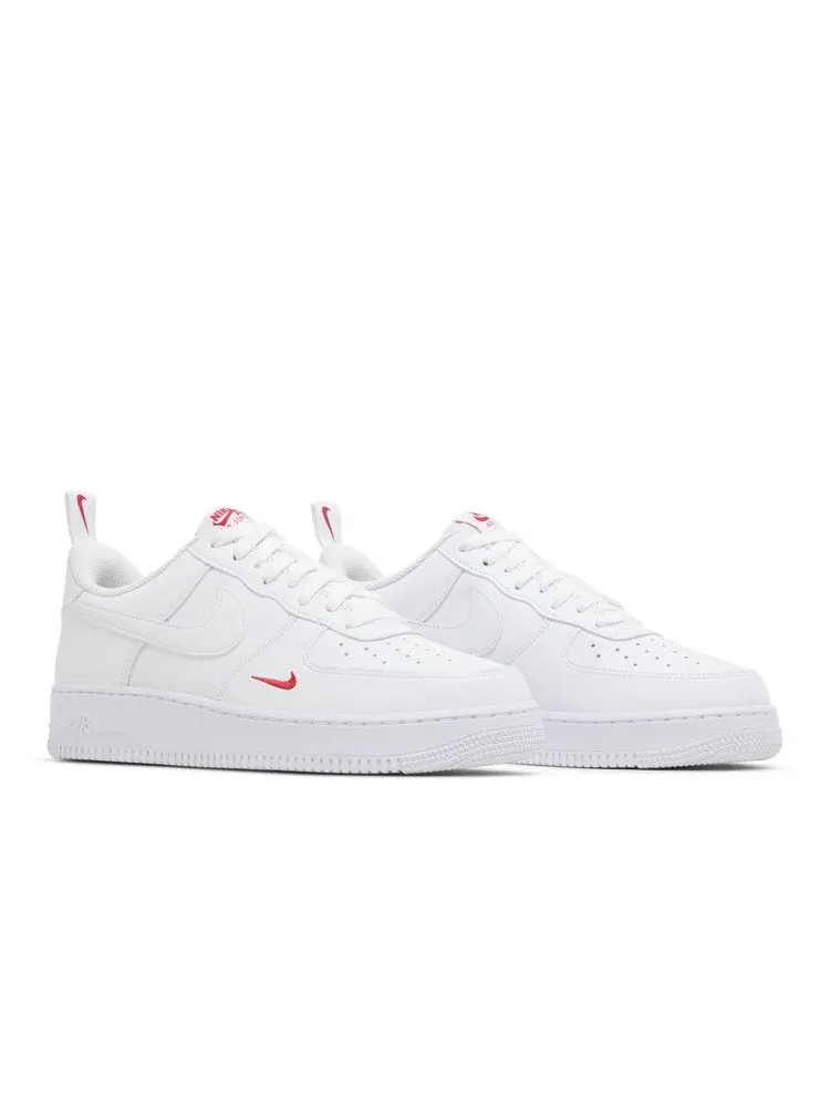 Кроссовки Nike Air Force 1 '07 'Red Mini Swoosh' — изображение 9 из 9, белый/красный/белый