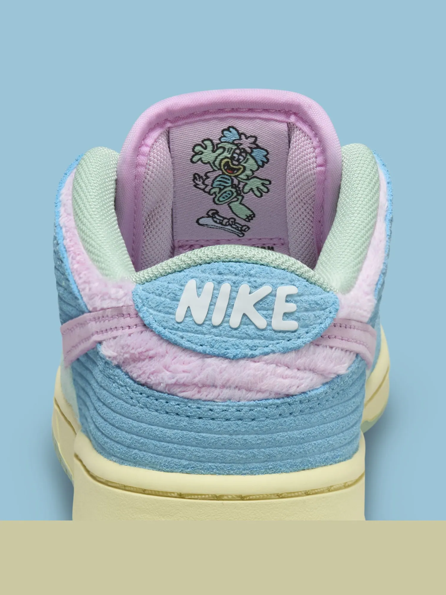 Кроссовки детские Nike SB Dunk Low Pro x Verdy 'Visty' — изображение 3 из 9, голубой/зеленый