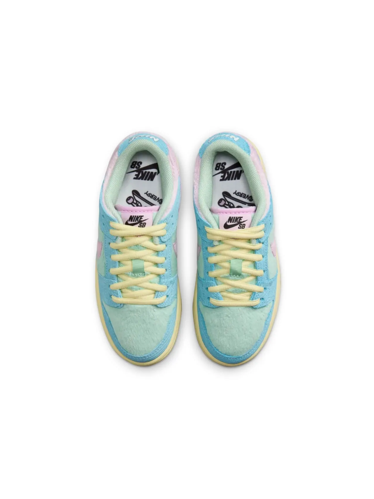 Кроссовки детские Nike SB Dunk Low Pro x Verdy 'Visty' — изображение 5 из 9, голубой/зеленый